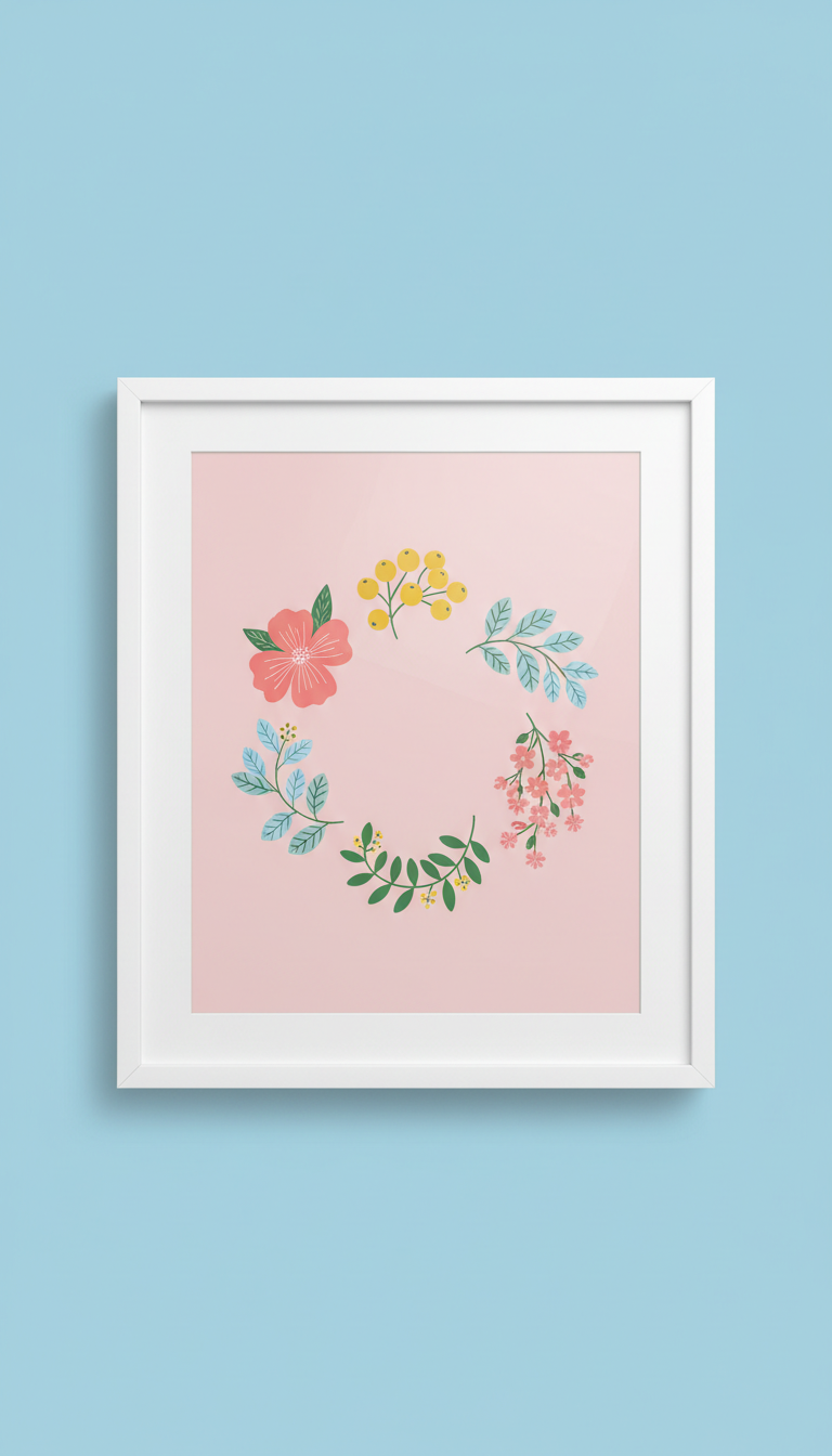 Petal Pink botanical art print
